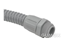 AD-K 180 M, für Rohrschützer 10mm, Außengewinde M12x1,5, IP54, PP, -10°C/+110°C, grau, 